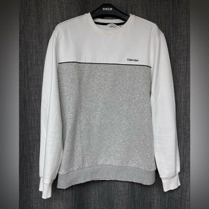 Calvin Klein ‘Men’s Logo Long Sleeve Pullover Crewneck Sweatshirt’ Large (L)